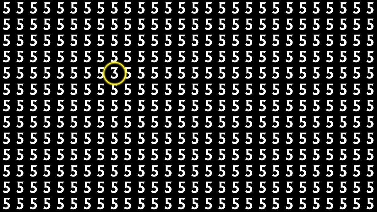 Optical Illusion: Can You Find the Hidden Number 3 in 5 Seconds? Optical Illusion: Can You Find the Hidden Number 3 in 5 Seconds?