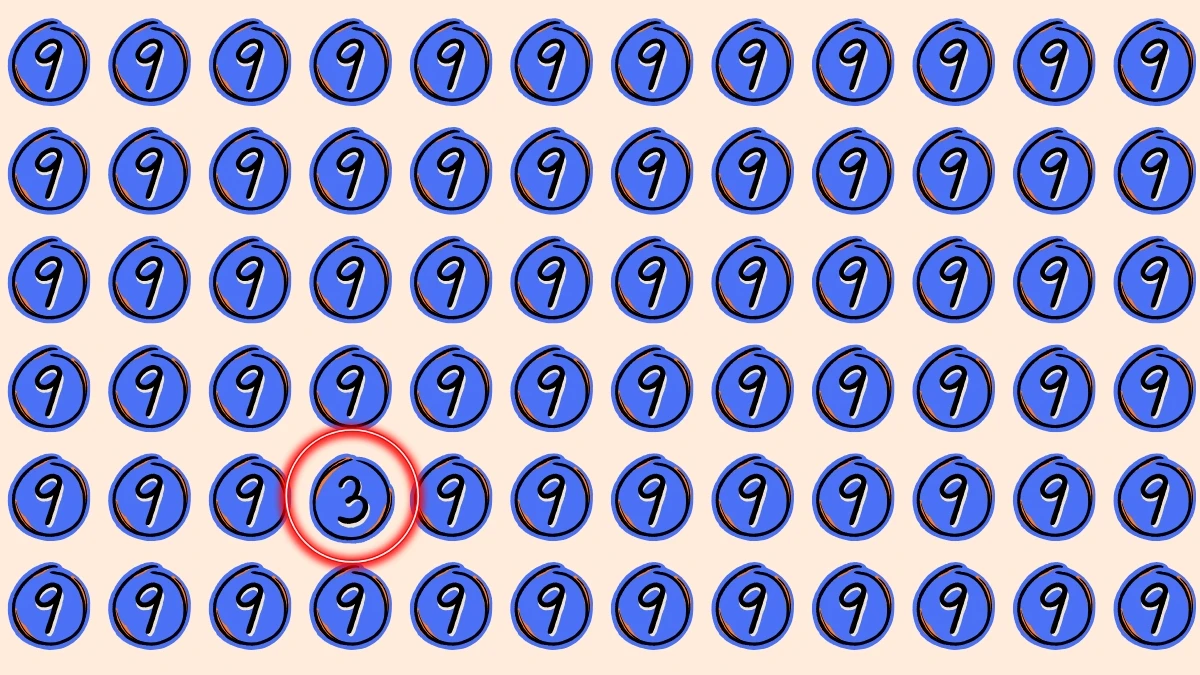 Optical Illusion: Can You Spot the Hidden Number 3 in 5 Seconds?