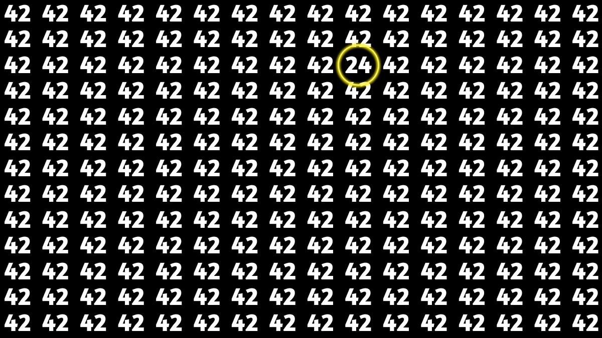 Optical Illusion: Spot the Number 24 in Just 6 Seconds! Optical Illusion: Spot the Number 24 in Just 6 Seconds!