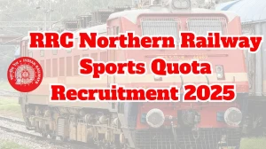 RRC Northern Railway Sports Quota Recruitment 2025 Notification PDF Out - Apply ...