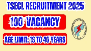 TSECL Manager Recruitment 2025 Out, Apply Offline 100 Vacancy
