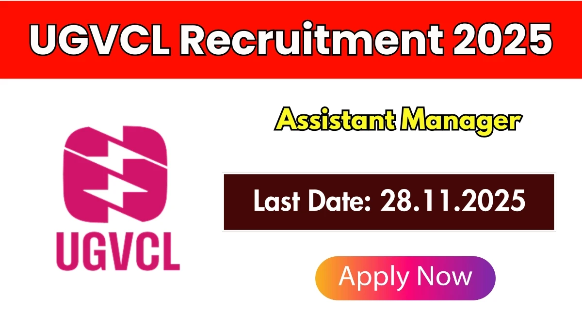 UGVCLAssistant ManagerRecruitment 2025 Notification PDF Out  Apply Online 36 Posts