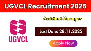 UGVCL Assistant Manager Recruitment 2025 Notification PDF Out - Apply Online 36 ...