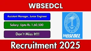 WBSEDCL Recruitment 2025: Apply Online for 447 Assistant Manager, Junior Enginee...