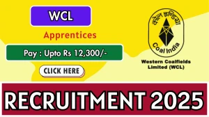 WCL Apprentices Recruitment 2025 Out - Apply Online 1213 Posts