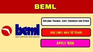 BEML Recruitment 2025 Out - Apply Online 50 Diploma Trainee, Asst. Engineer and ...