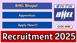 BHEL Bhopal Apprentices Recruitment 2025 Notification PDF Out - Apply Online 160...