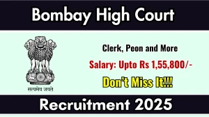 Bombay High Court Recruitment 2025 Notification PDF Out - Apply Online 2381 Clerk, Peon and More Posts