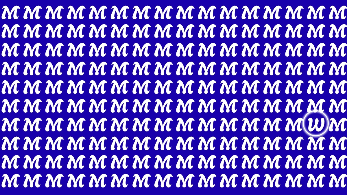 Brain Teaser: Challenge Yourself to Find the Letter W in 8 Seconds Brain Teaser: Challenge Yourself to Find the Letter W in 8 Seconds