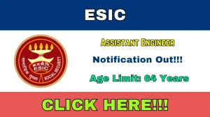 ESIC Assistant Engineer Recruitment 2026 Out - Apply Offline 01 Posts