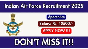 IAF Apprentice Recruitment 2025 Notification PDF Out - Apply Online 144 Posts