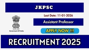 JKPSC Assistant Professor Recruitment 2025 Out Apply Online for 65 Posts