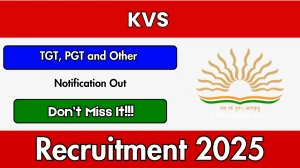 KVS TGT, PGT and Other Recruitment 2025 Out Apply Online for 2499 Posts