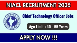 NIACL Chief Technology Officer Recruitment 2025 Notification PDF Out - Apply Onl...