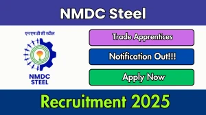 NMDC Steel Trade Apprentices Recruitment 2025 Out - Walk in for 100 Posts