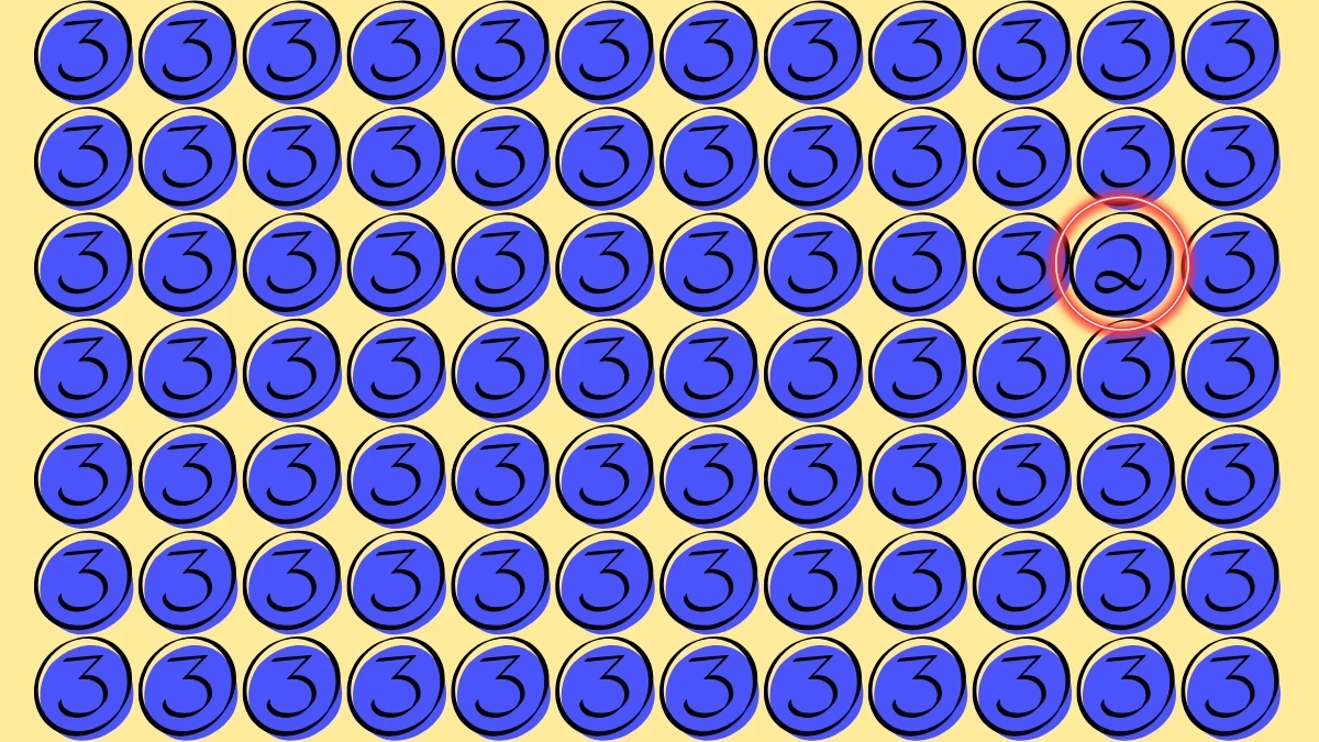 Optical Illusion: Can You Spot the Hidden Number 2 in 6 Seconds? Optical Illusion: Can You Spot the Hidden Number 2 in 6 Seconds?