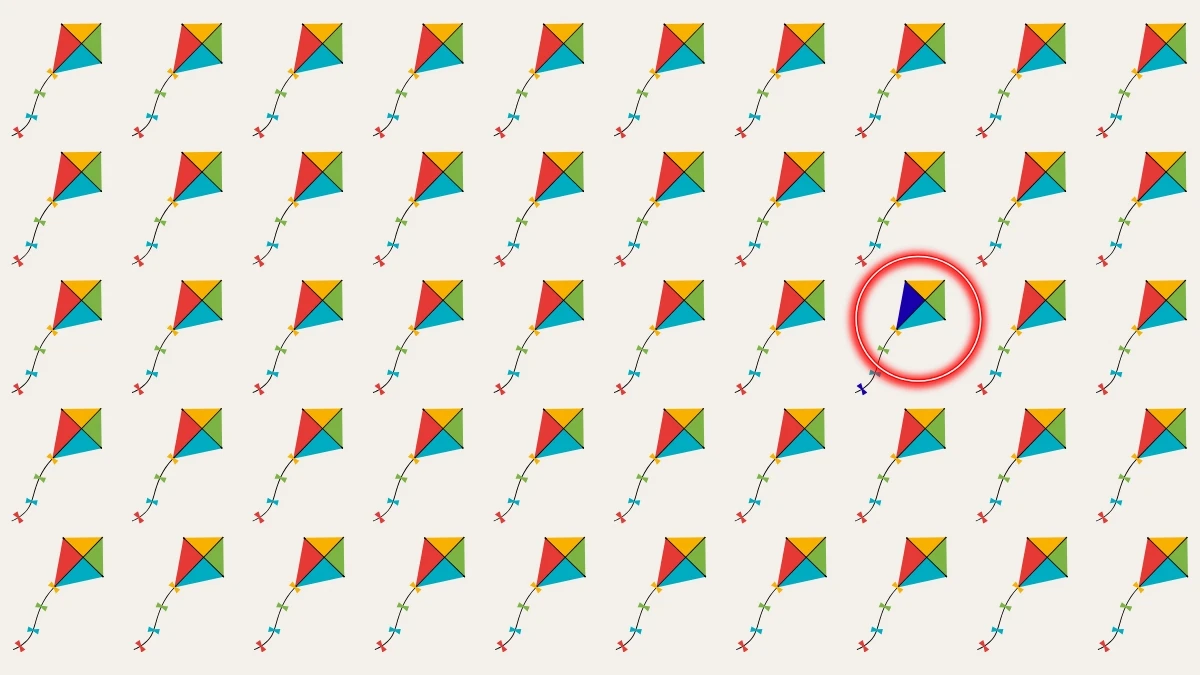 Optical Illusion: Challenge Yourself to Spot the Different Kite in 5 Seconds Optical Illusion: Challenge Yourself to Spot the Different Kite in 5 Seconds