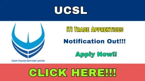 UCSL ITI Trade Apprentices Recruitment 2026 Out - Apply Online 19 Posts