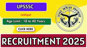 UPSSSC Lekhpal Recruitment 2025 Out - Apply Online 7994 Posts