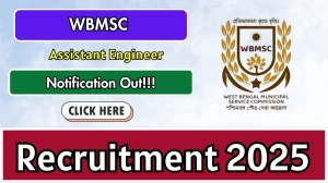 WBMSC Recruitment 2025: Apply Online for 82 Assistant Engineer | Last Date, Elig...