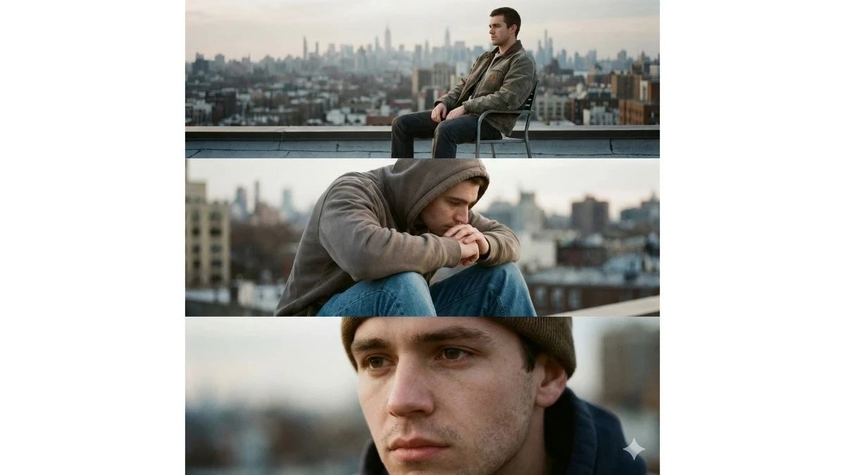 Viral 10 Gemini AI Photo Editing Prompts for Boys to Create 3-Layer Cinematic Rooftop Portraits