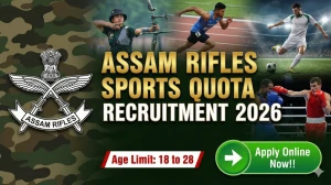Assam Rifles Sports Quota Recruitment 2026 Out - Apply Online 95 Posts