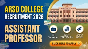 Atma Ram Sanatan Dharma College Assistant Professor Recruitment 2026 Out - Apply...