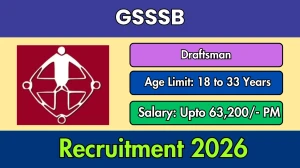 GSSSB Draftsman Recruitment 2026 Out - Apply Online 52 Posts