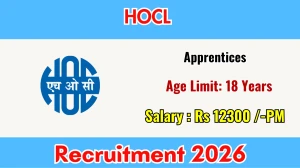 HOCL Apprentices Recruitment 2026 Out - Apply Online 20 Posts