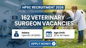 HPSC Veterinary Surgeon Recruitment 2026 Out - Apply Online 162 Posts