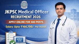JKPSC Medical Officer Recruitment 2026 Out - Apply Online 480 Posts
