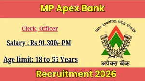 MP Apex Bank Recruitment 2026 Out - Apply Online 2076 Clerk, Officer Posts