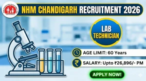 NHM Chandigarh Lab Technician Recruitment 2026 Out - Apply Offline 16 Posts