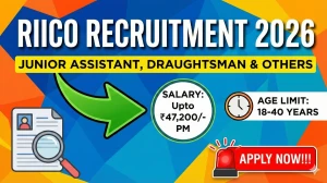RIICO Recruitment 2026 Out - Apply Online 98 Junior Assistant, Draughtsman and Other Posts