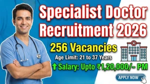 SHSB Specialist Doctor Recruitment 2026 Out - Apply Online 256 Posts