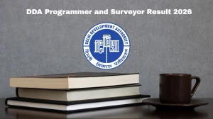 DDA Programmer and Surveyor Result 2026 - Download Scorecard, Cut Off Marks