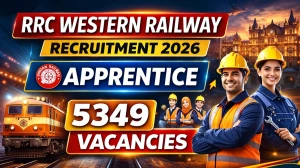 RRC Western Railway Apprentice Recruitment 2026 Out - Apply Online 5349 Posts
