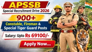 APSSB Recruitment 2026 Out - Apply Online 984 Constable, Fireman and More Posts