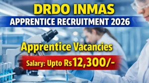 DRDO INMAS Apprentice Recruitment 2026 Out - Apply Online 38 Posts