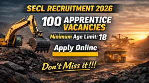SECL Apprentices Recruitment 2026 Out - Apply Online 100 Posts