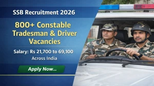 SSB Constable Recruitment 2026 Notification Out - Apply Online 827 Posts