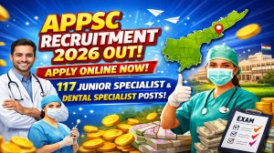 APPSC Recruitment 2026 Out - Apply Online 117 Junior Specialist, Junior Dental S...