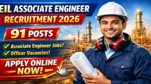 EIL Associate Engineer Recruitment 2026: Apply Online for 91 Associate Engineer & Officer Posts