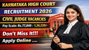 Karnataka High Court Civil Judge Recruitment 2026 Out - Apply Online 90 Posts