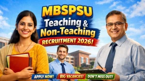 MBSPSU Patiala Teaching and Non Teaching Recruitment 2026 Out - Apply Online 77 Posts