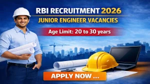 RBI JE Recruitment 2026 Notification Out for Junior Engineer Civil & Electrical Vacancies, Apply Online
