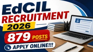 EdCIL Recruitment 2026 Out for 879 Posts - Apply Online for Speech Therapist, Cl...