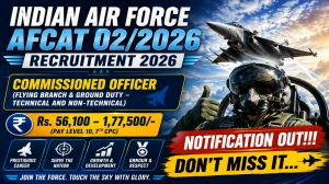 IAF Recruitment 2026 Notification Out - Apply Online for 300 Commissioned Office...