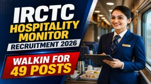 IRCTC Hospitality Monitor Online Form 2026 Out - Walkin for 49 Hospitality Monit...