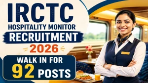 IRCTC Hospitality Monitor Recruitment 2026 Notification PDF - 92 Posts Walk-in I...